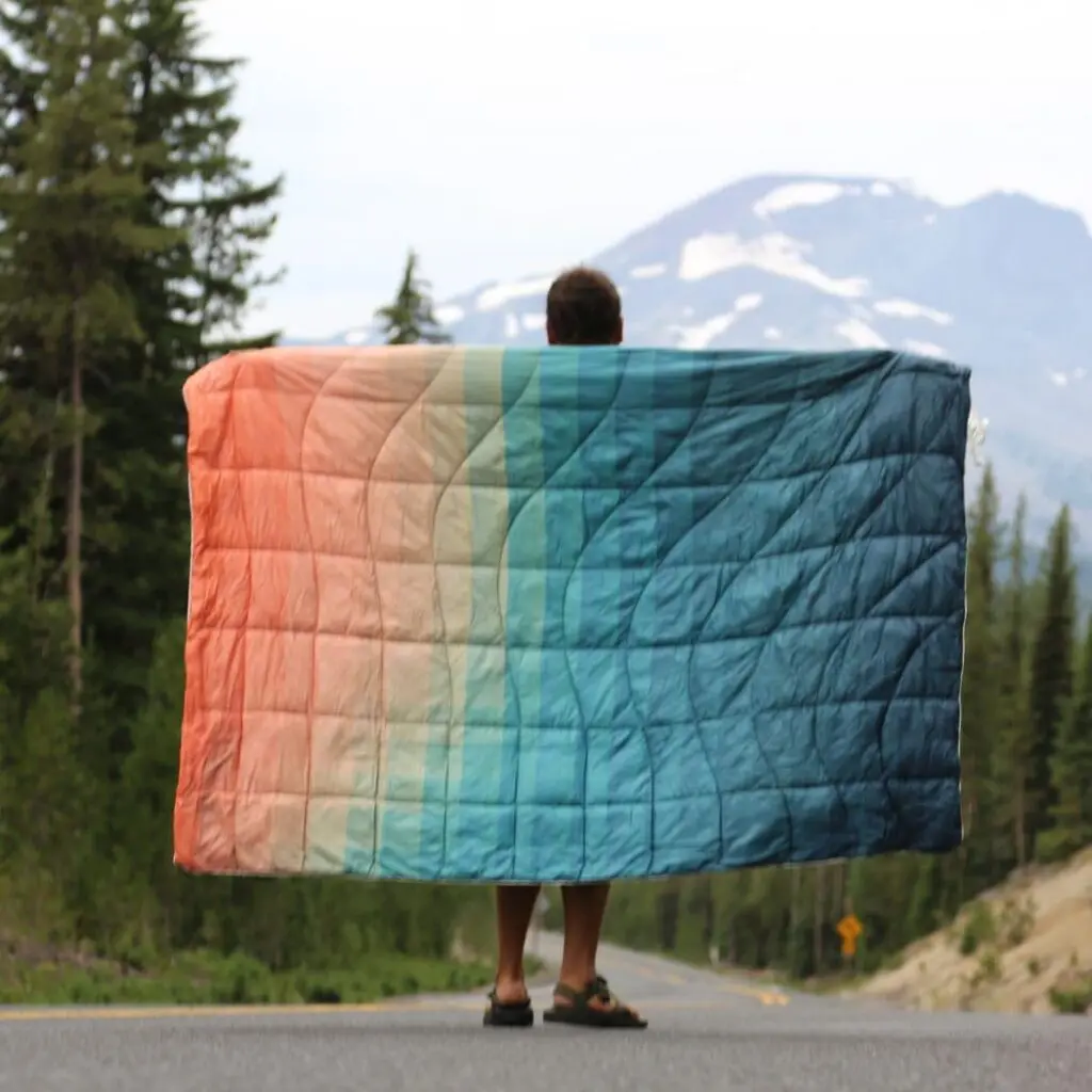 Original Puffy Blanket - Patina Pixel Fade