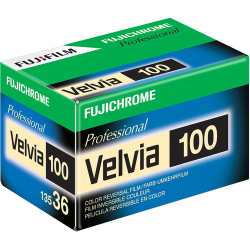 FUJIFILM Fujichrome Velvia 100 Professional RVP 100 Color Transparency Film  (35mm Roll Film, 36 Exposures, IMPORT) Expire Date 04.2024